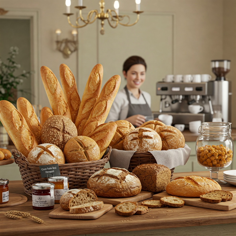 베이커리 카페 빵