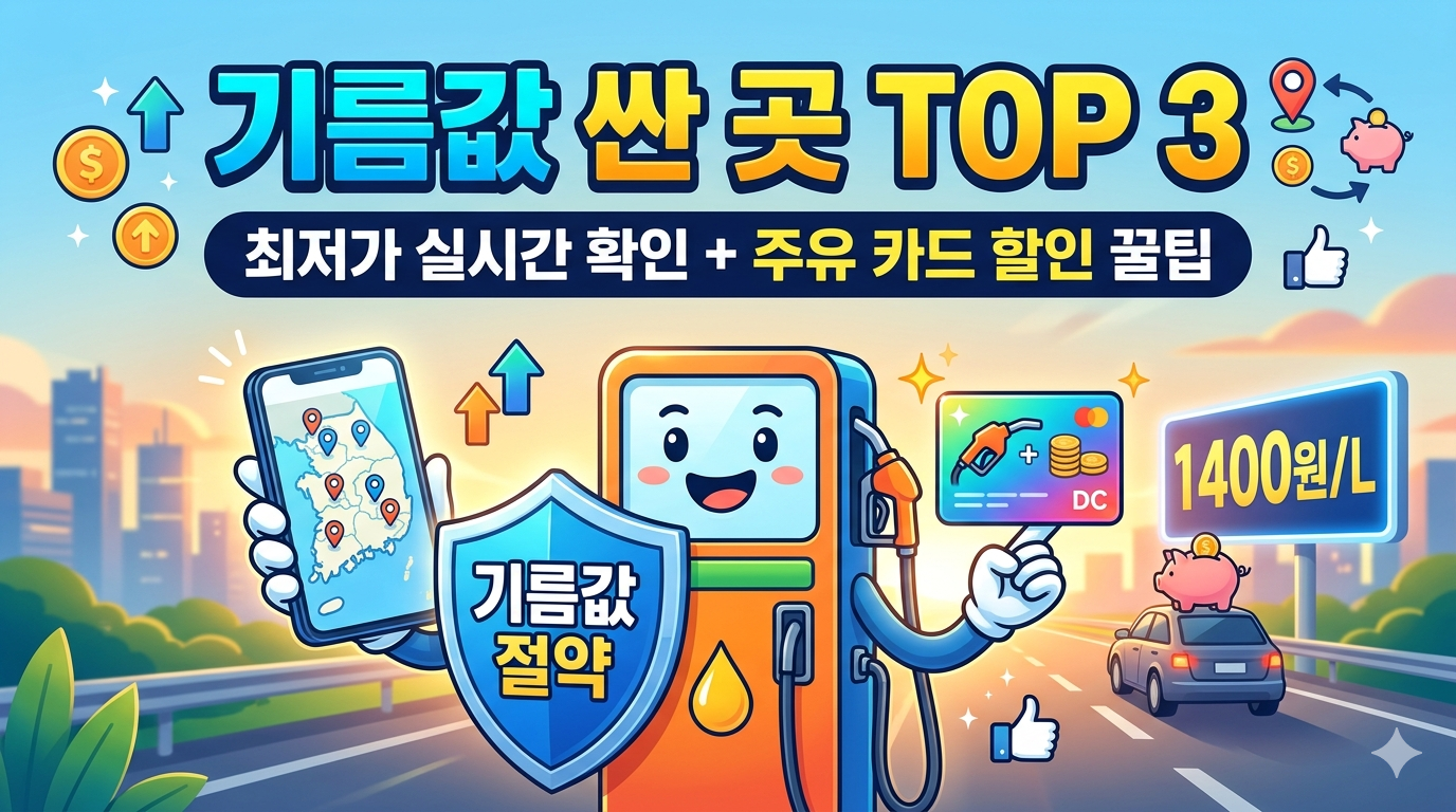 기름값 싼 곳 찾는 법