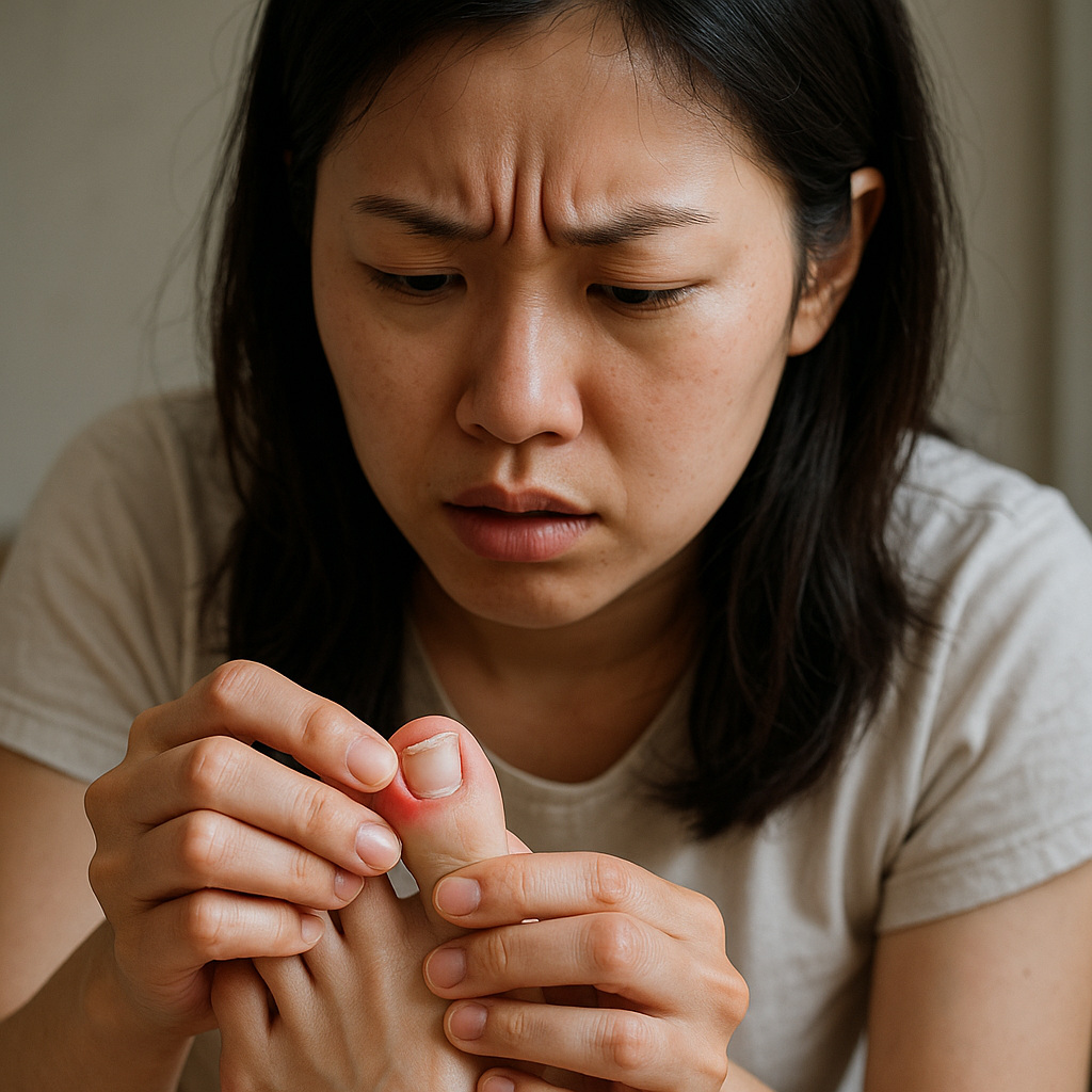 발톱이 살을 파고들때