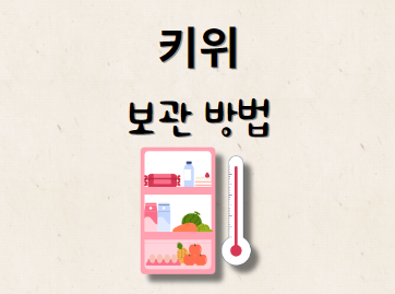 키위 보관방법
