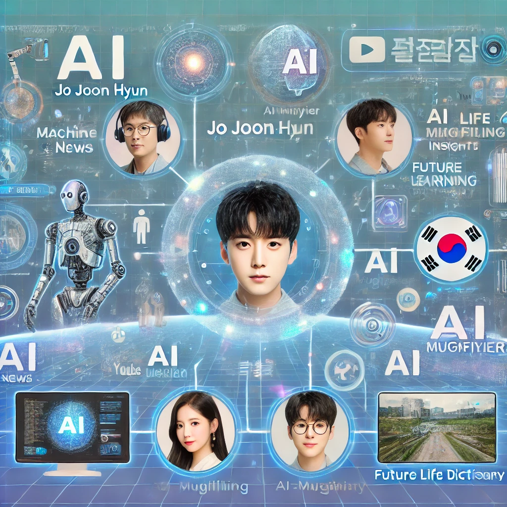 AI를 주제로 다루는 한국 유튜버(조준현, AI 돋보기, 미래생활사전)