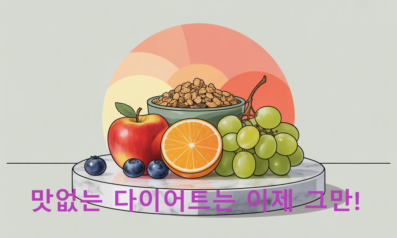 맛없는 다이어트는 이제 그만!