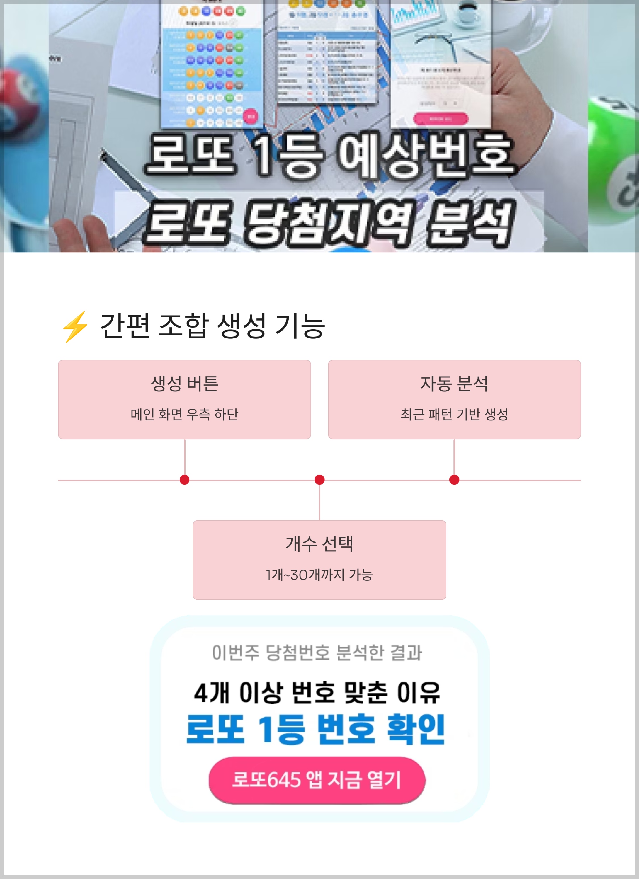 로또645 로또번호 당첨 예상번호 당첨번호 1등 2등 당첨지역 확인