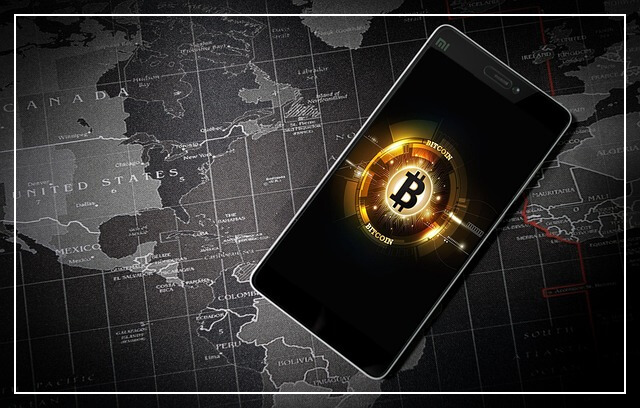 코인 핸드폰 이미지