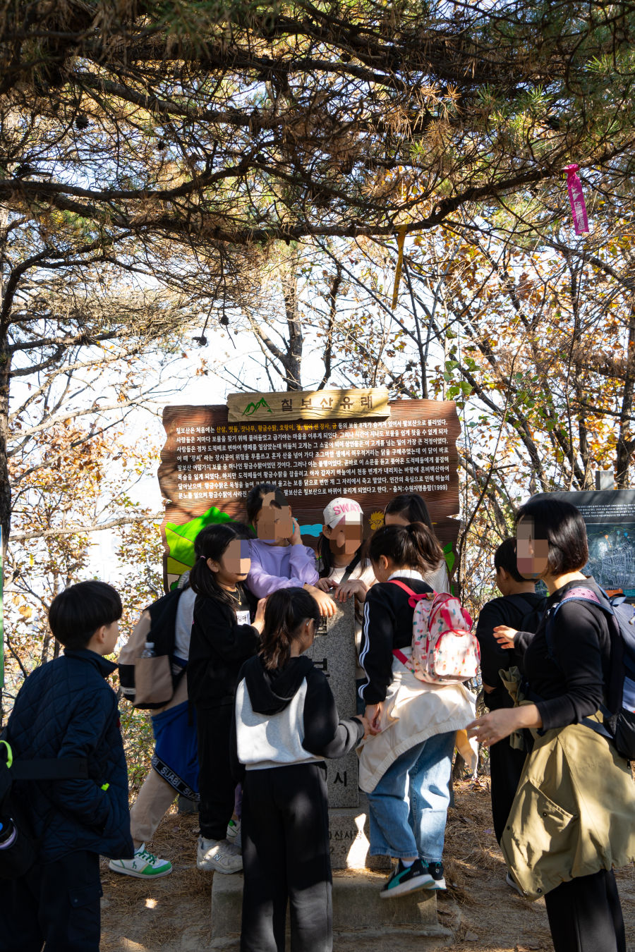 칠보산 정상 인증샷