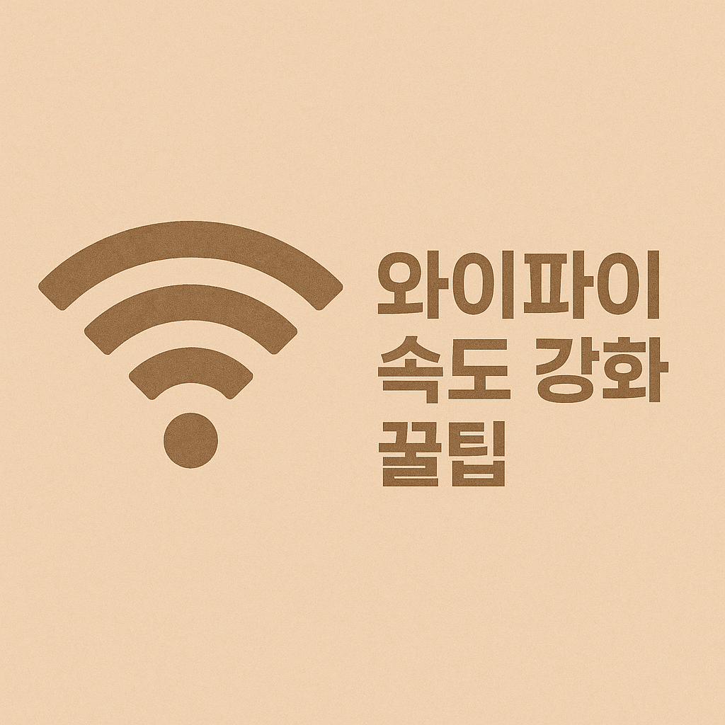 인터넷이 느릴 때 와이파이 신호 강화하는 7가지 생활 팁
