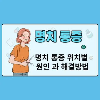 명치끝이 아픈이유 종류별 낫는법까지 완벽 해결_16