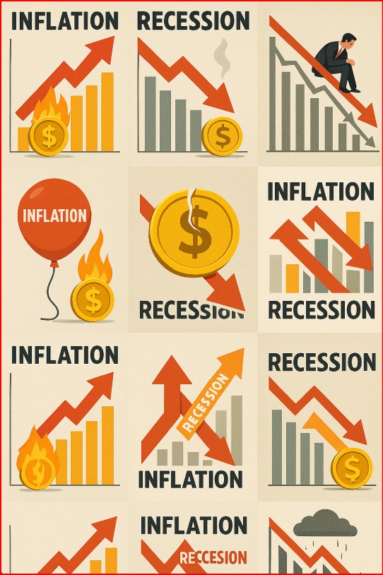 인플레이션, 경기침체 이미지