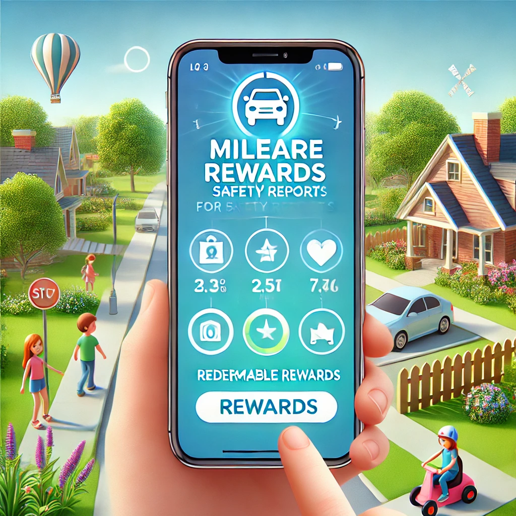 안전신문고 마일리지 적립 관련 그림