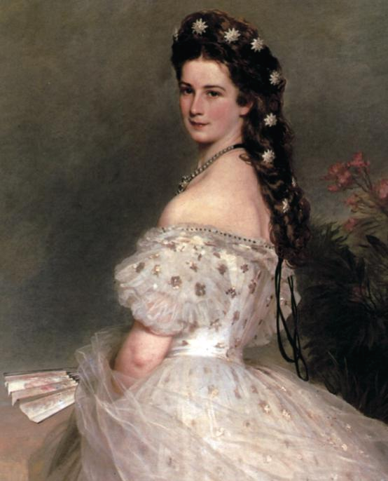ʻEmpress Elisabeth of Austria in Courtly Gala Dress with Diamond Starsʼ, Franz Xaver Winterhalter, oil on canvas, 1865