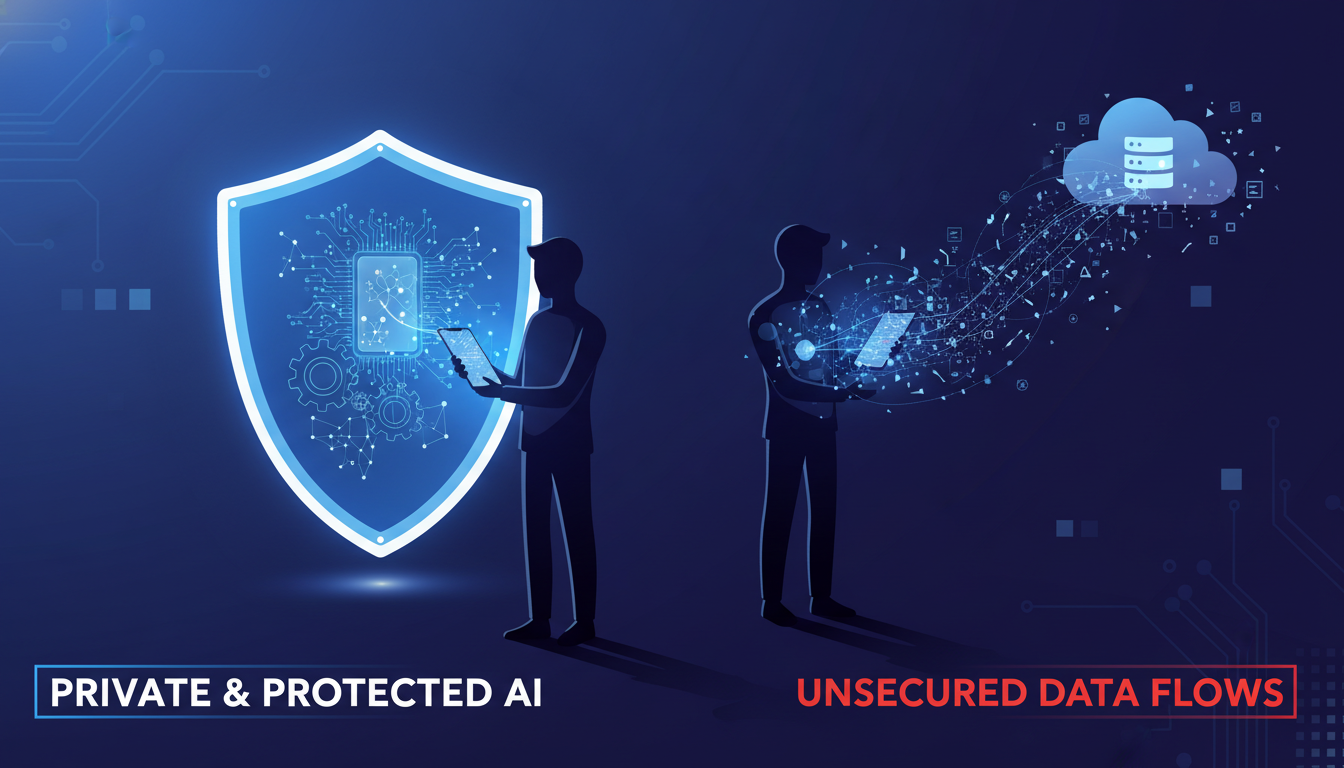 데이터가 외부 서버로 나가지 않고 기기 내에서 보호되는 프라이버시 보안