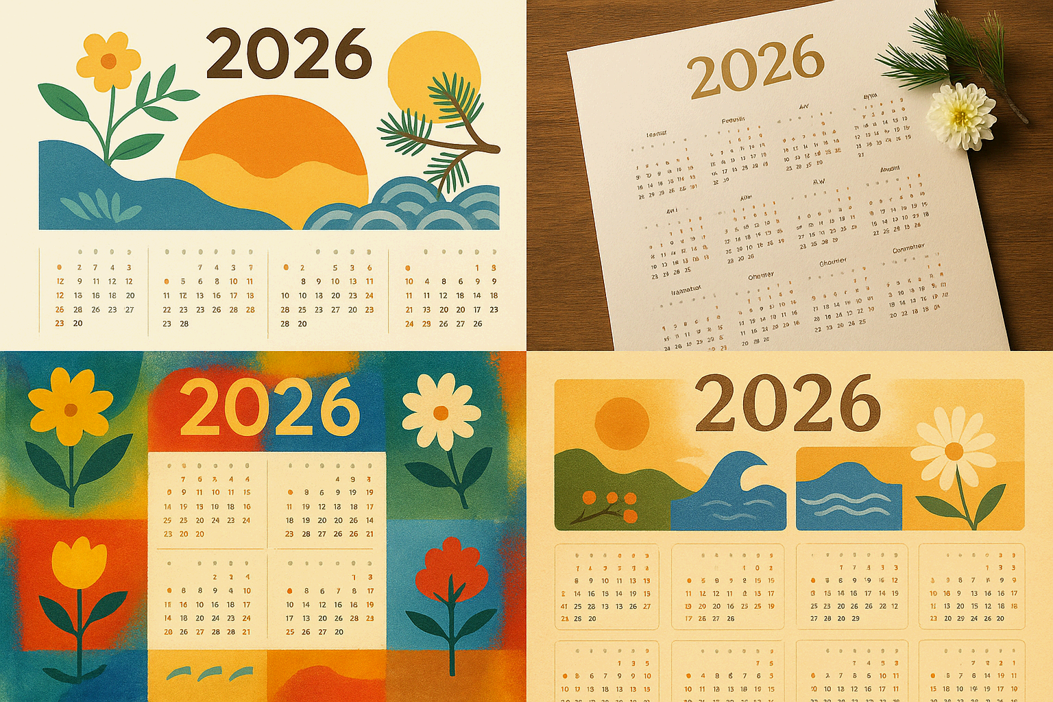 2026 달력 완벽 가이드｜공휴일&middot;대체공휴일&middot;월별 일정&middot;연차 전략