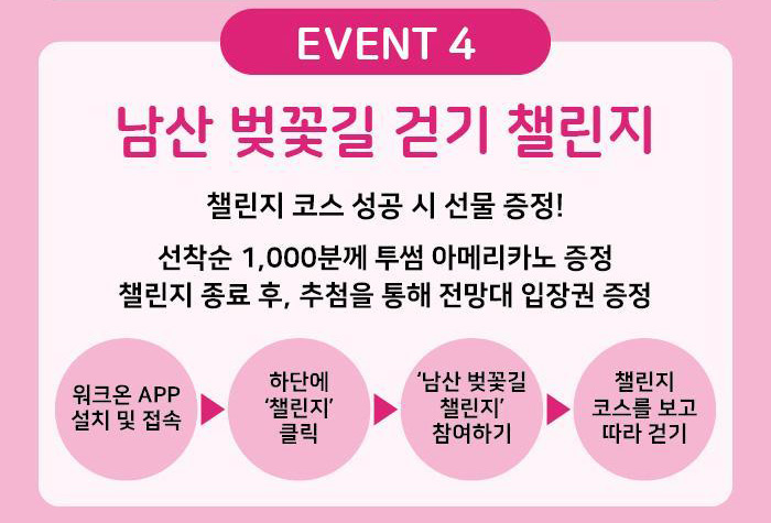 N서울타워 벚꽃 페스티벌 Blossom Tower