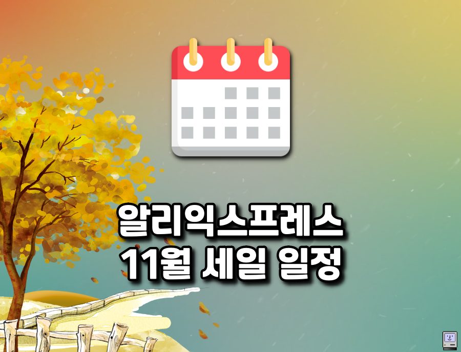알리 11월 세일 일정