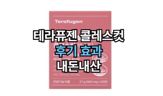 테라퓨젠-콜레스컷-내돈내산-후기-효과