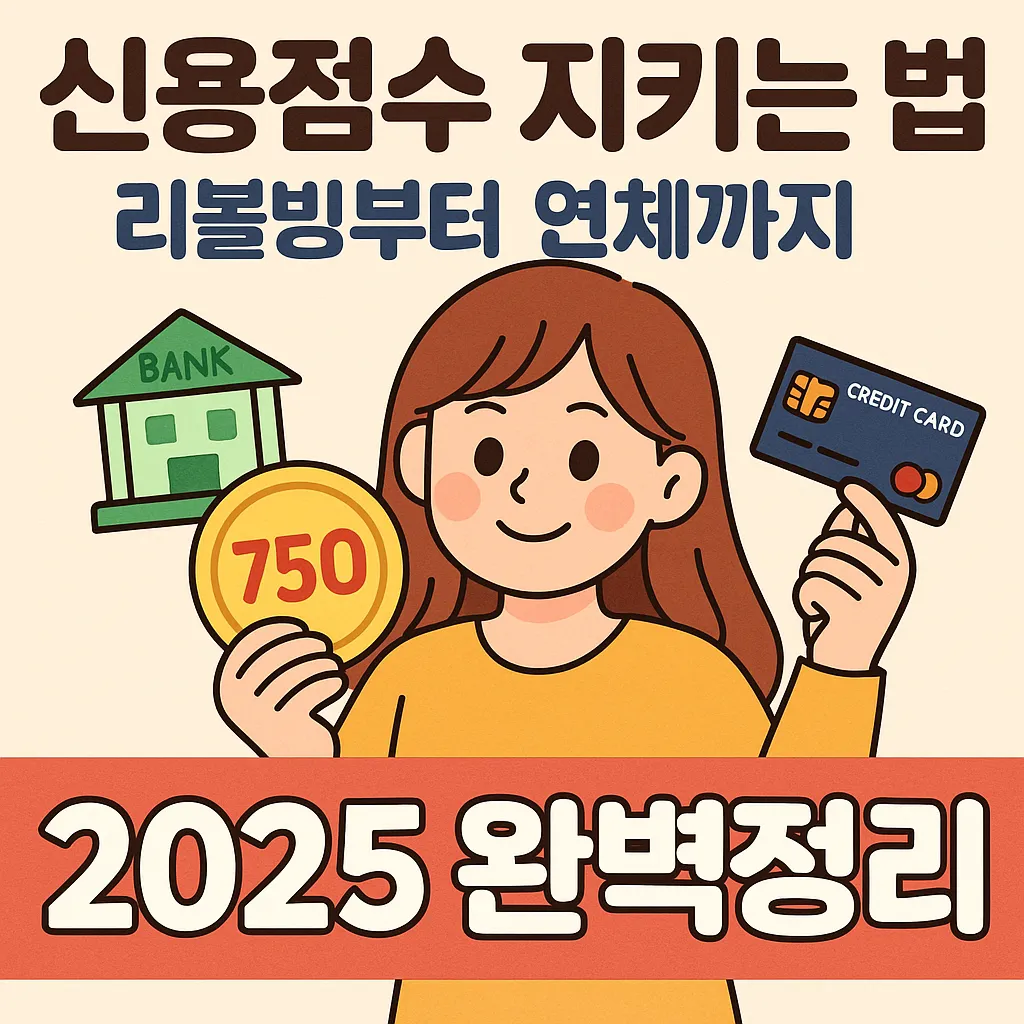 신용점수 지키는 법! 리볼빙부터 연체까지 2025 완벽정리