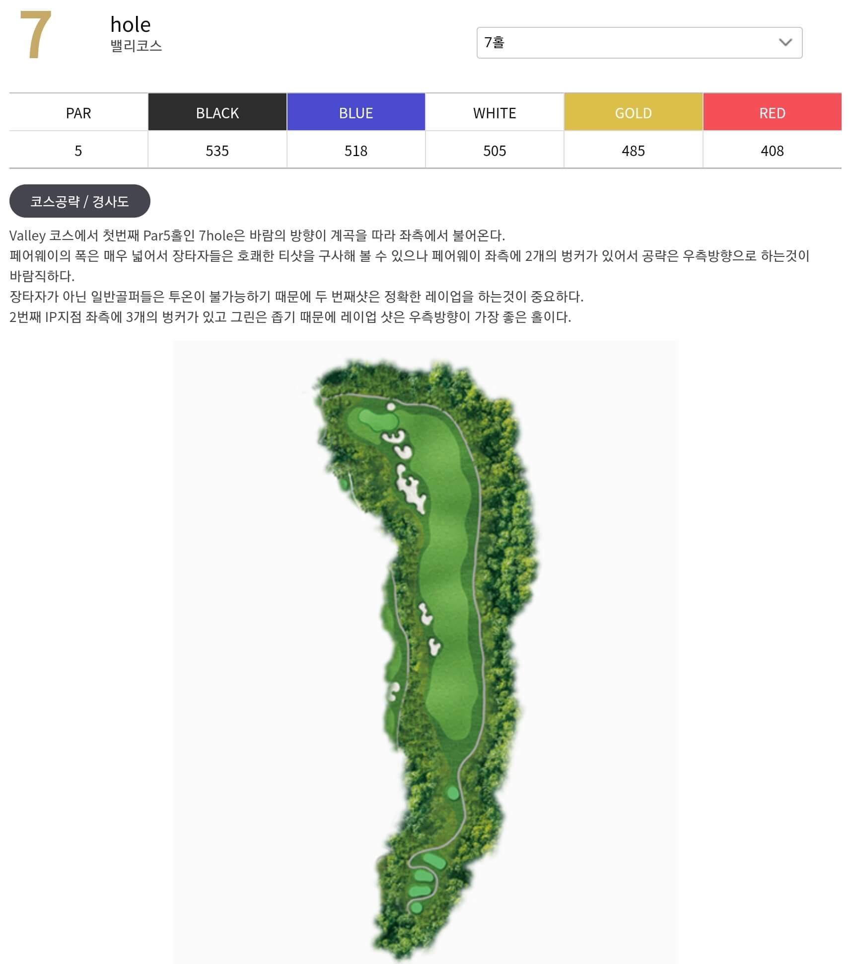 세현 컨트리클럽 밸리코스 7