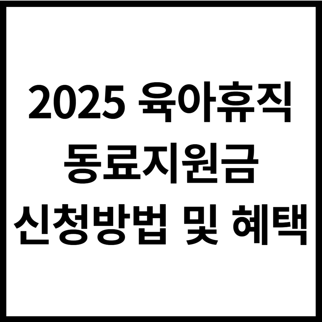 육아휴직 동료지원금