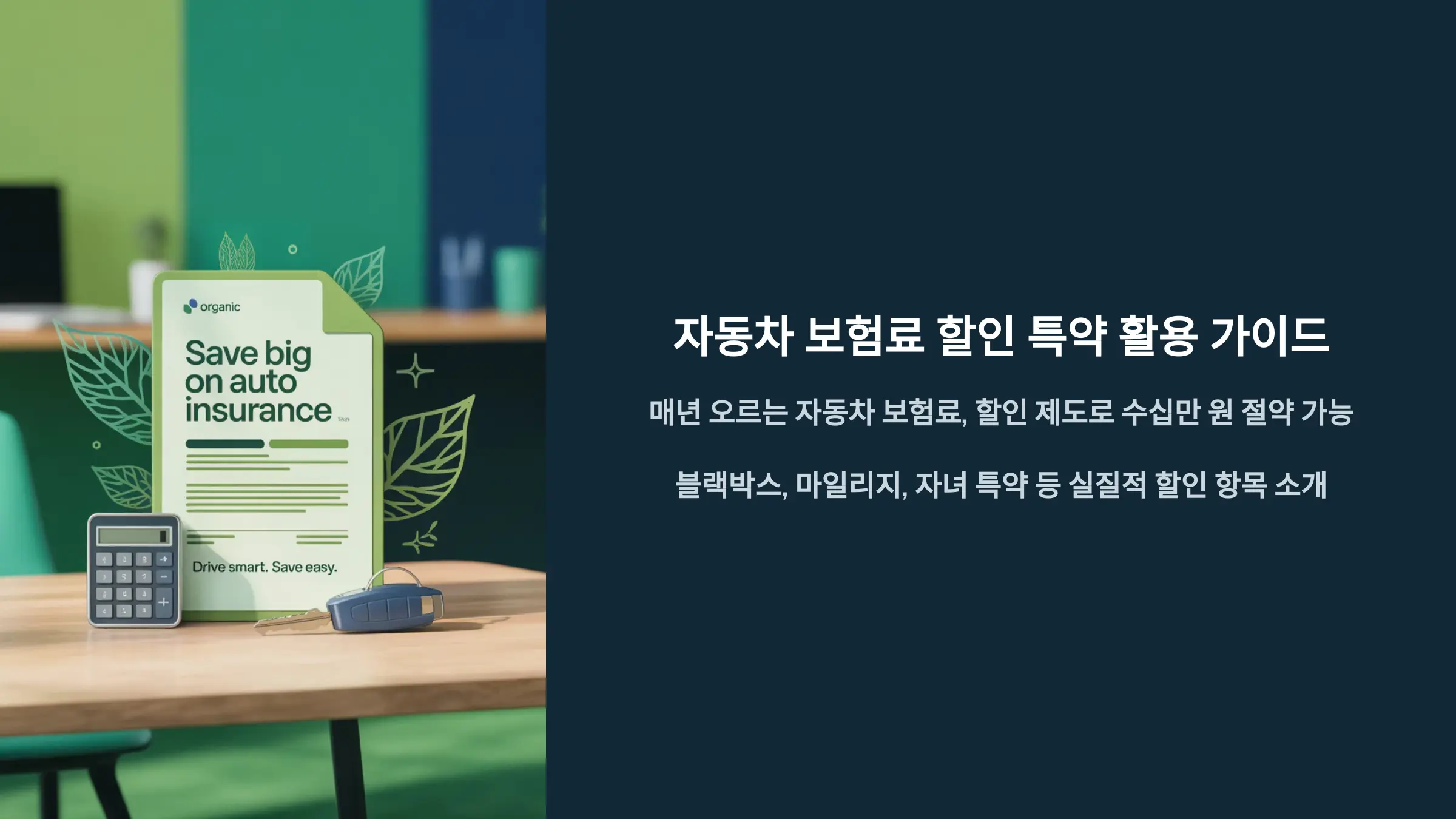 자동차 보험료 획기적 할인 실전 팁