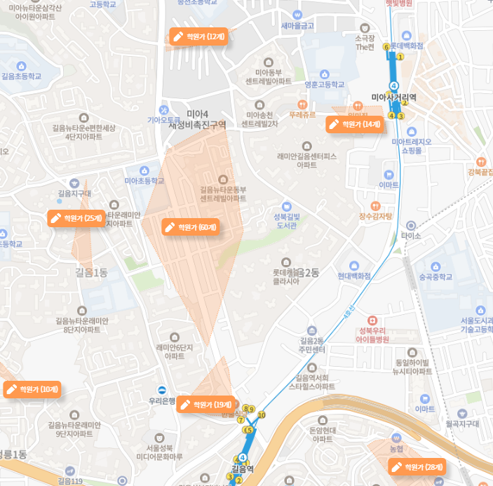 학원가