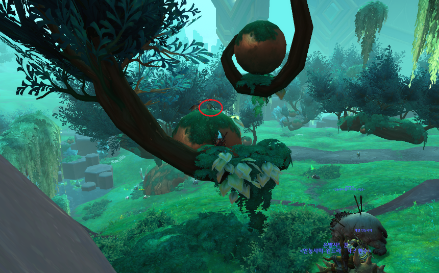 원생식물 수확기 위치