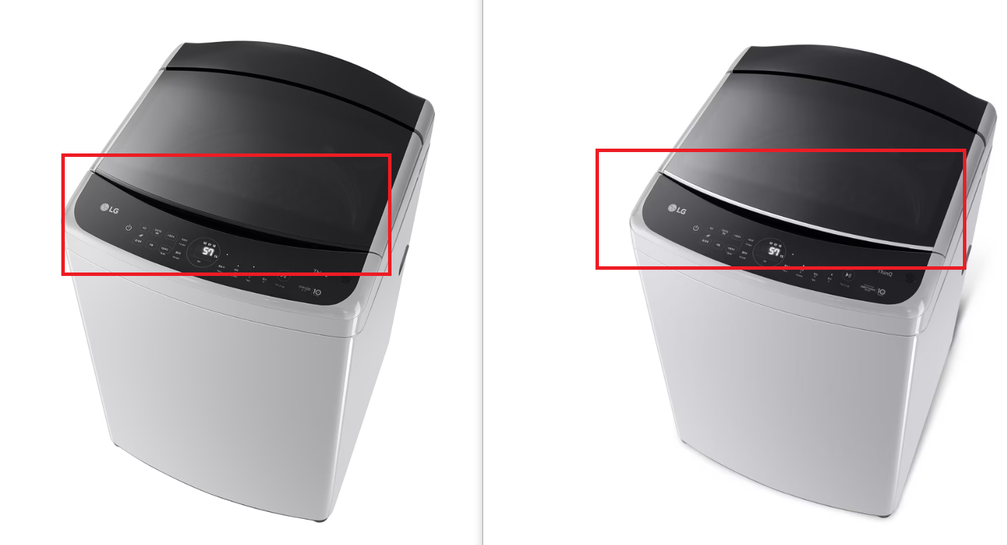 T19DX7AY, T19DX7Y 제품 사진 비교