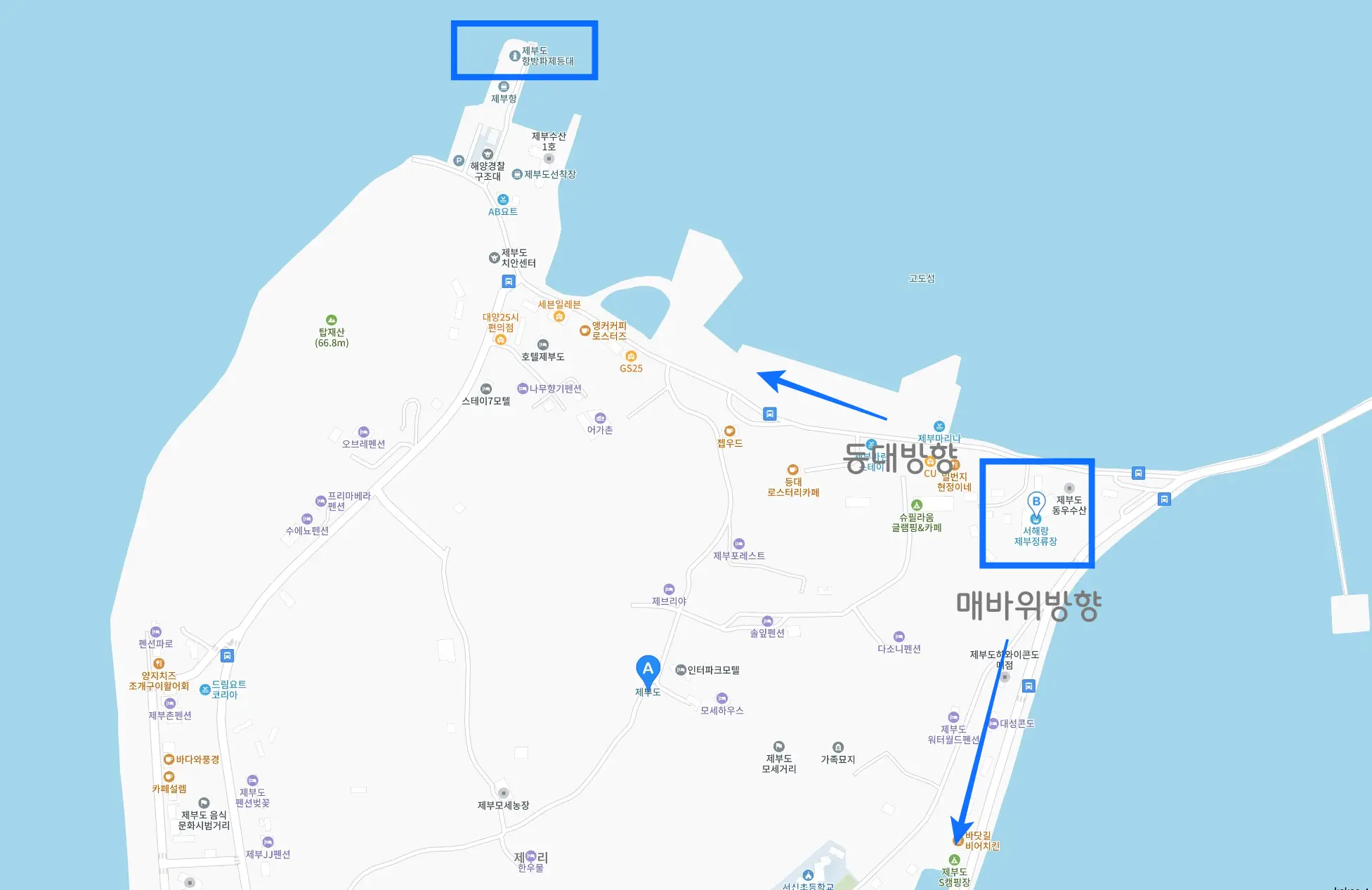 제부도지도