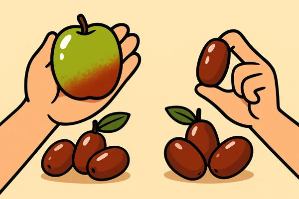 사과대추와 일반 대추의 다른 점2