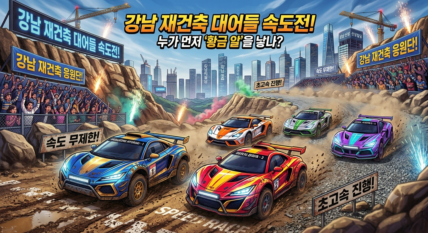 강남 재건축 대어들 속도전!(잠실주공5단지·은마·압구정)