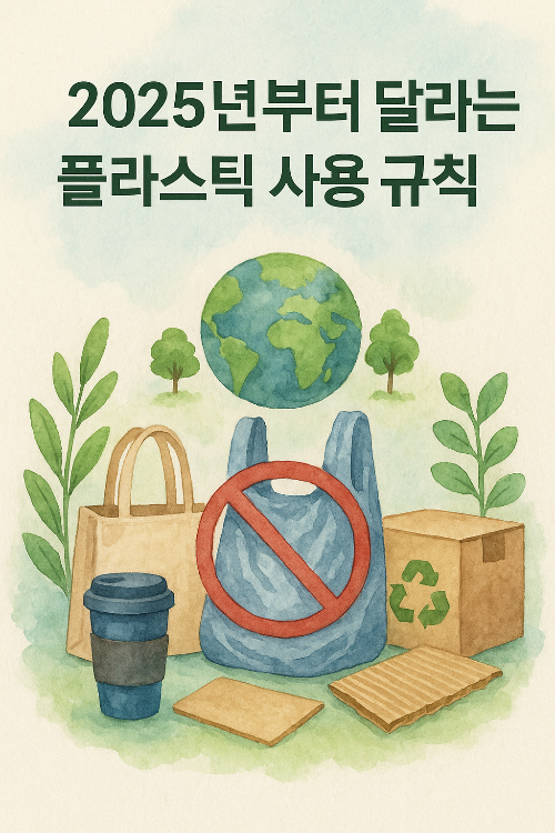 2025년 달라지는 플라스틱 규제