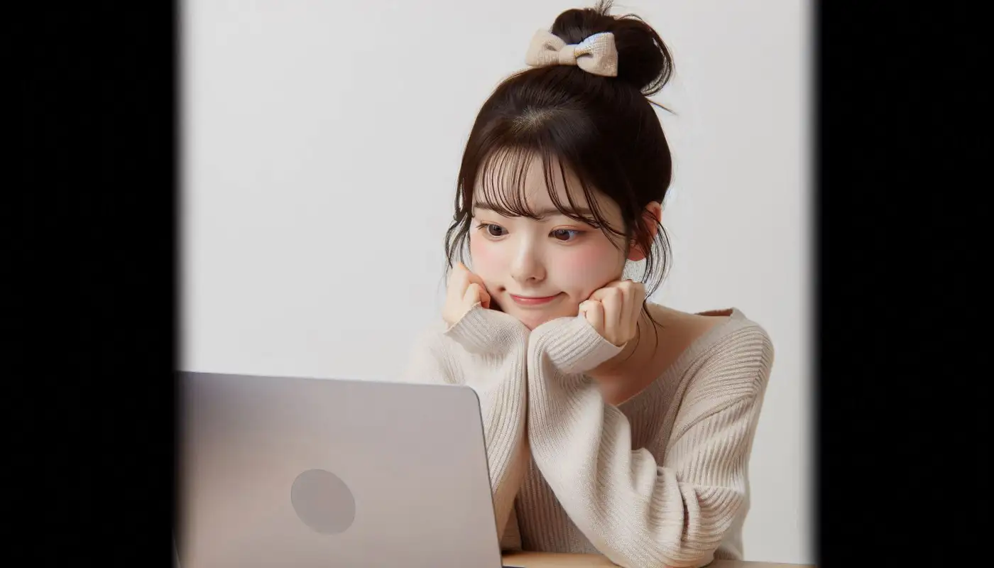 챗지피티-유료-무료-차이를-알아보는-여성의-모습