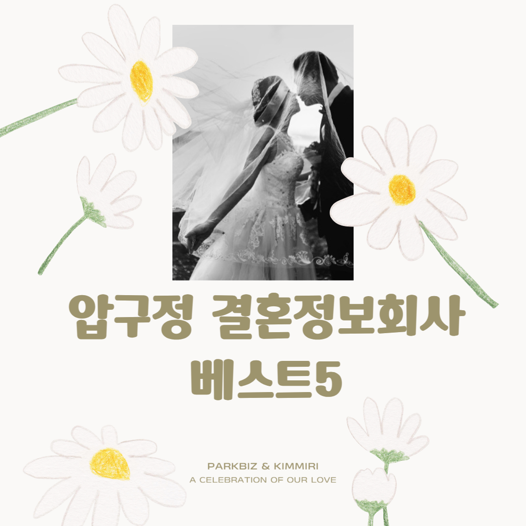압구정 결혼정보회사 베스트5