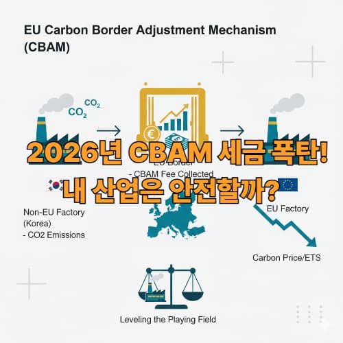 2026 CBAM 시대 개막! 한국 철강&middot;알루미늄 산업의 위기와 대응 전략