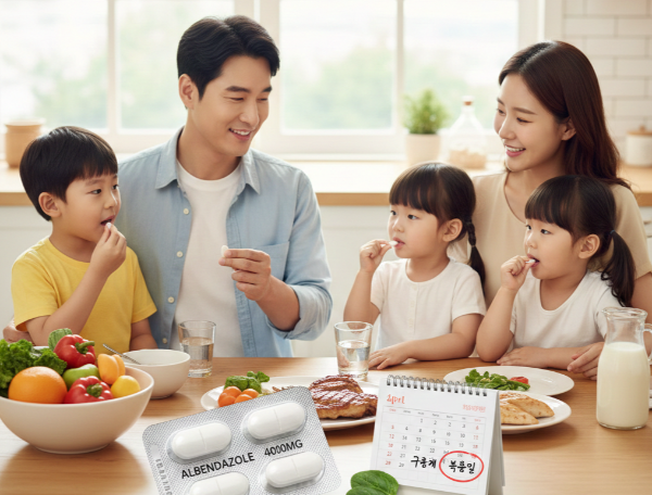 구충제복용법