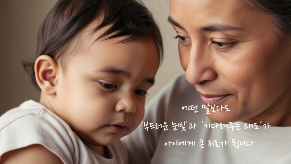 어떤 말보다도 &lsquo;부드러운 눈빛&rsquo;과 &lsquo;기다려주는 태도&rsquo;가 이 아이에게 큰 위로가 됩니다에 관한 사진