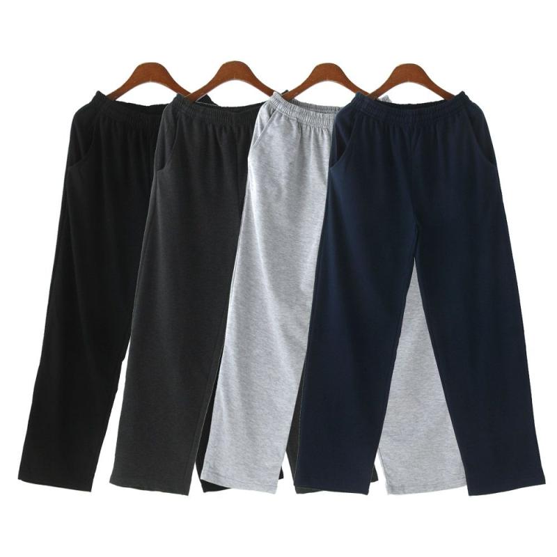 남자 츄리닝 운동복 밴딩 무지 일자 트레이닝 팬츠 6849