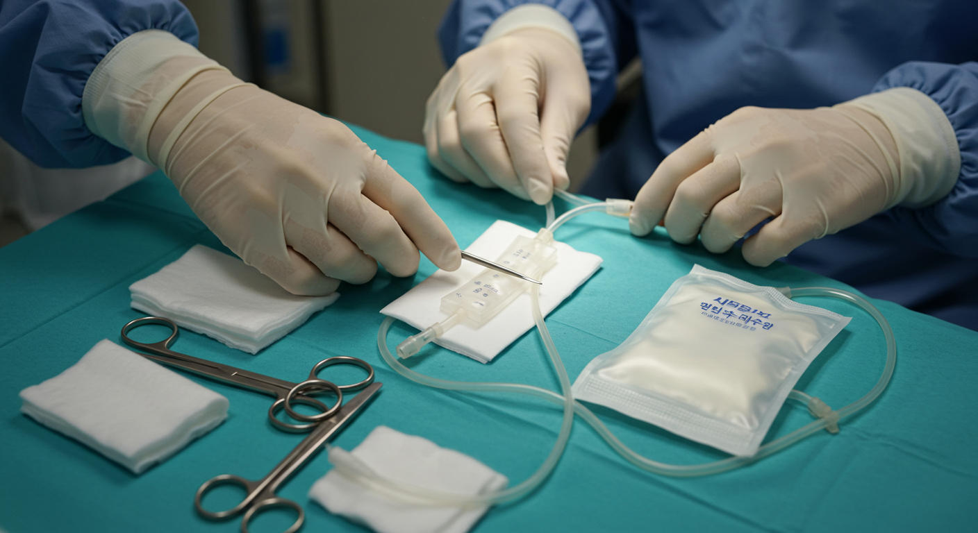 수술후관리, 피부농양