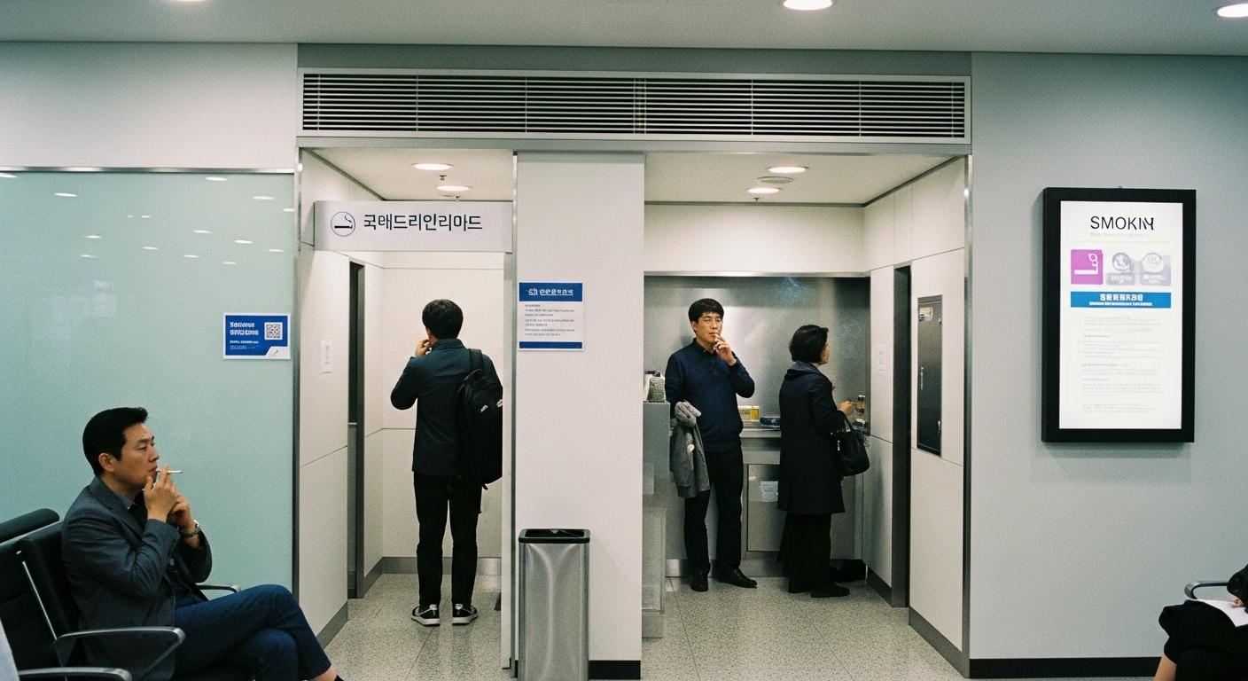 김포공항 국내선 흡연실