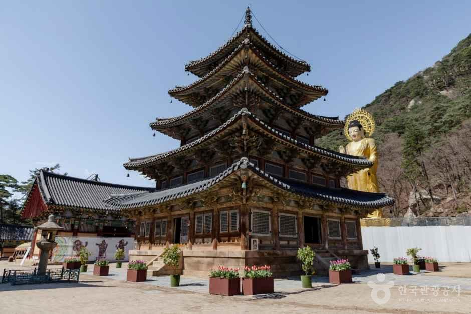 속리산 법주사 팔상전 5층 목탑