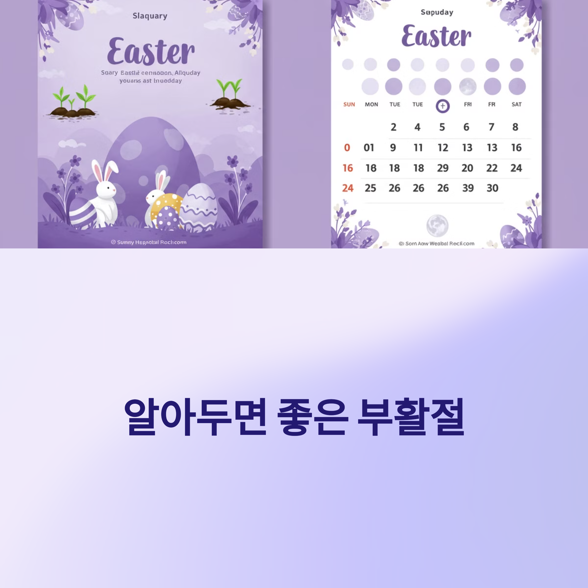 부활절 날짜는 매년 왜 바뀌나요?