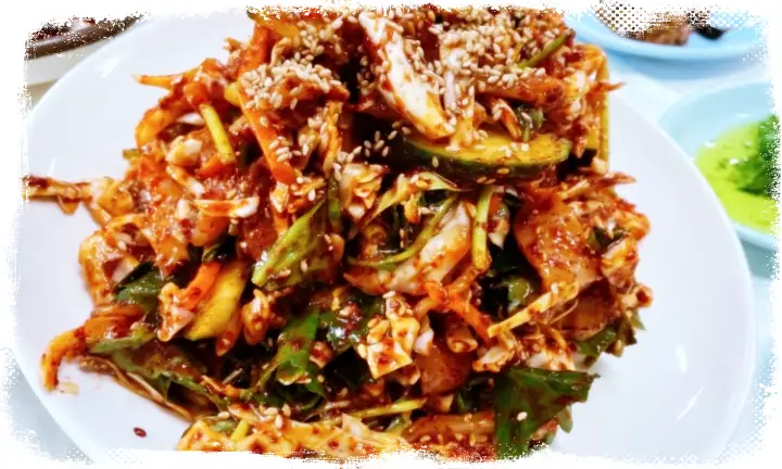 생생정보 바지락 해물 칼국수 우럭 간재미회 간제미 무침 실치회 맛집 충남 당진 맛집 소개