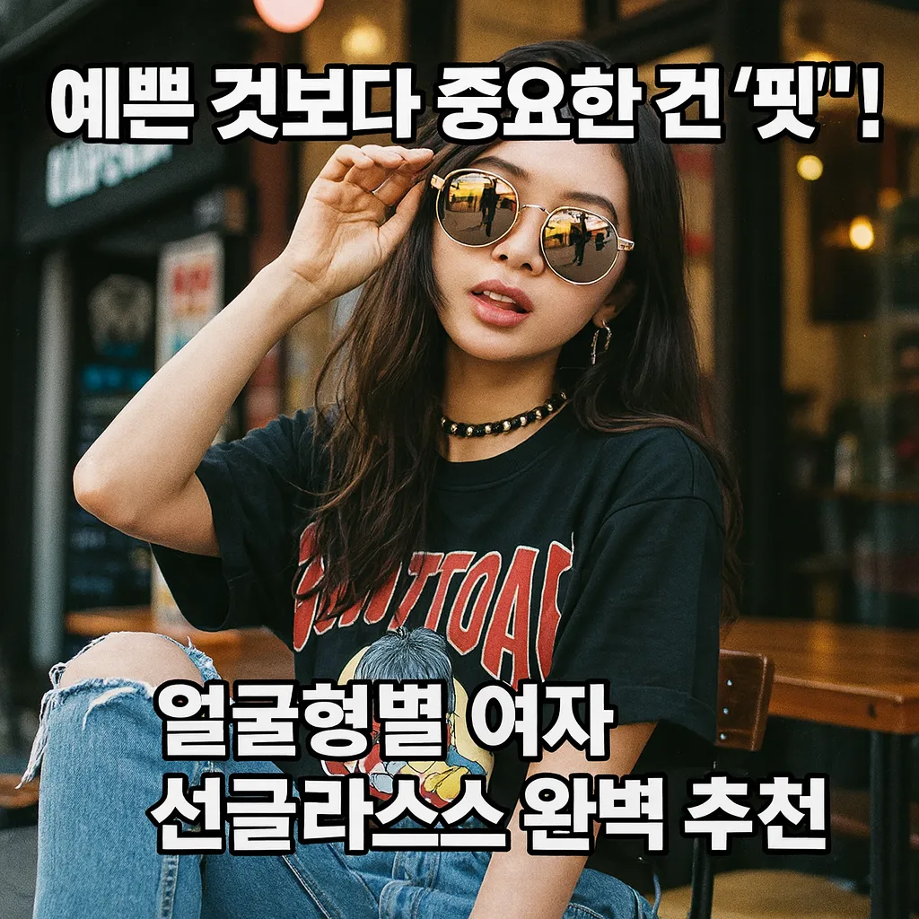예쁜 것보다 중요한 건 '핏'! 얼굴형별 여자 선글라스 완벽 추천