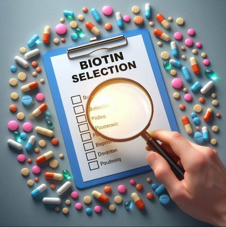 비오틴 선택
