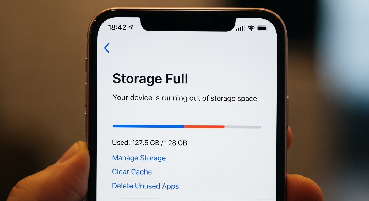 스마트폰 저장 공간 부족 해결을 위한 카카오톡 전체 캐시 데이터 삭제 방법