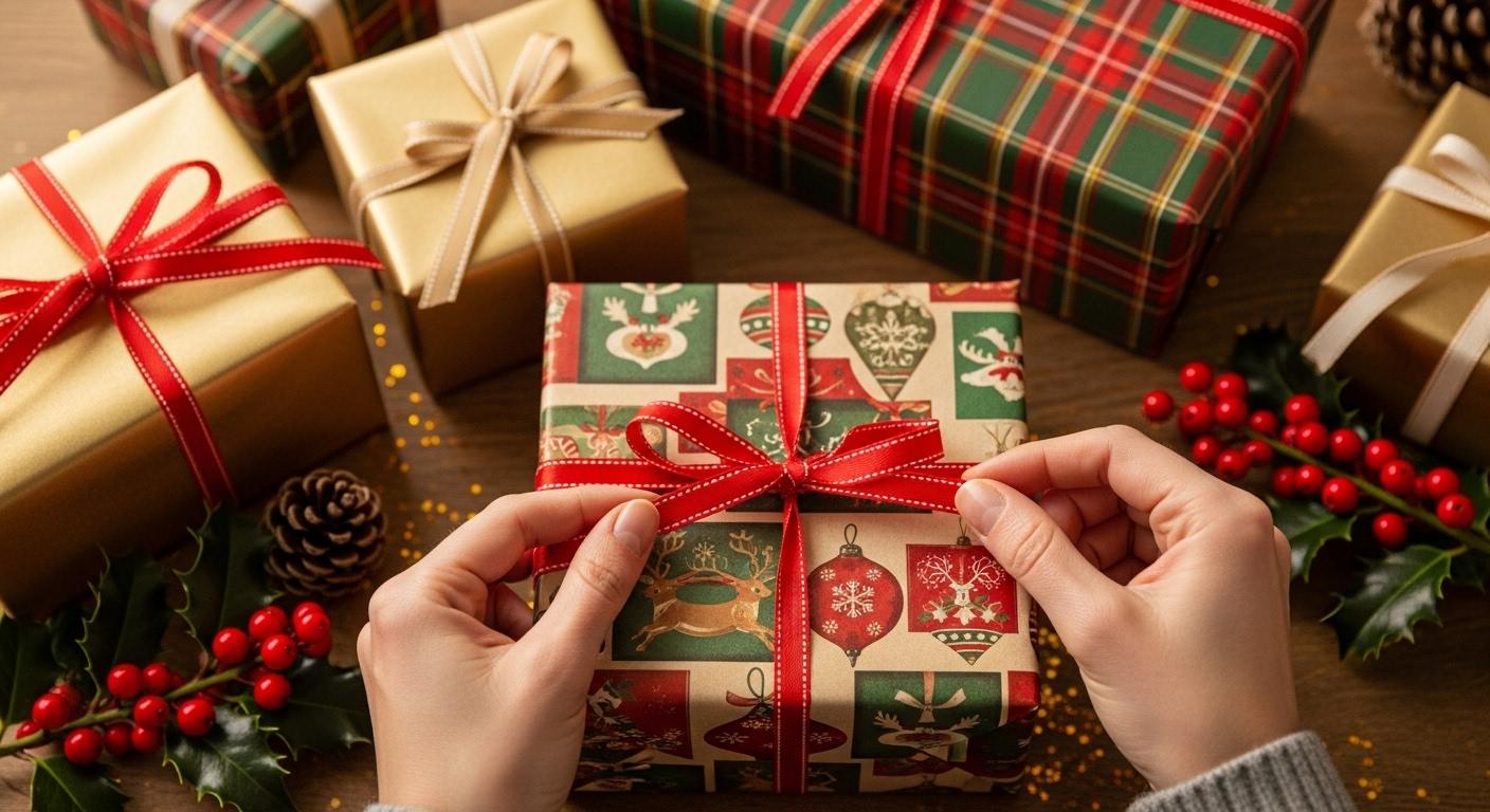 크리스마스 선물 박스 장식