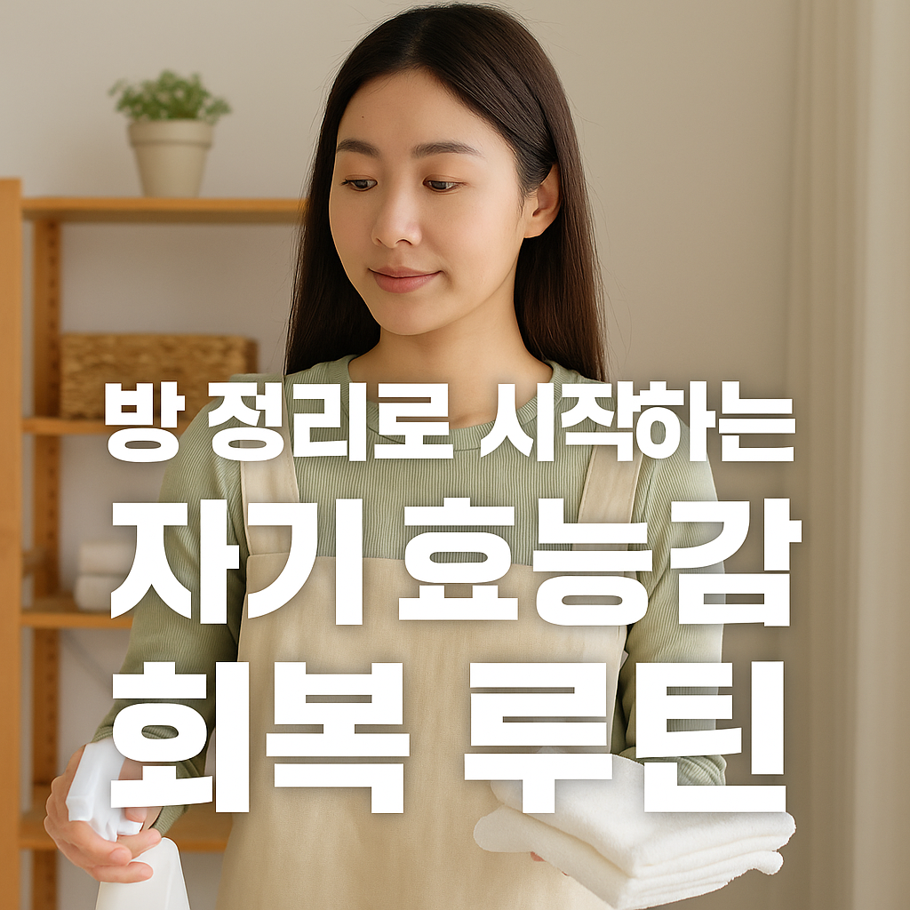 방 정리로 시작하는 자기 효능감 회복 루틴