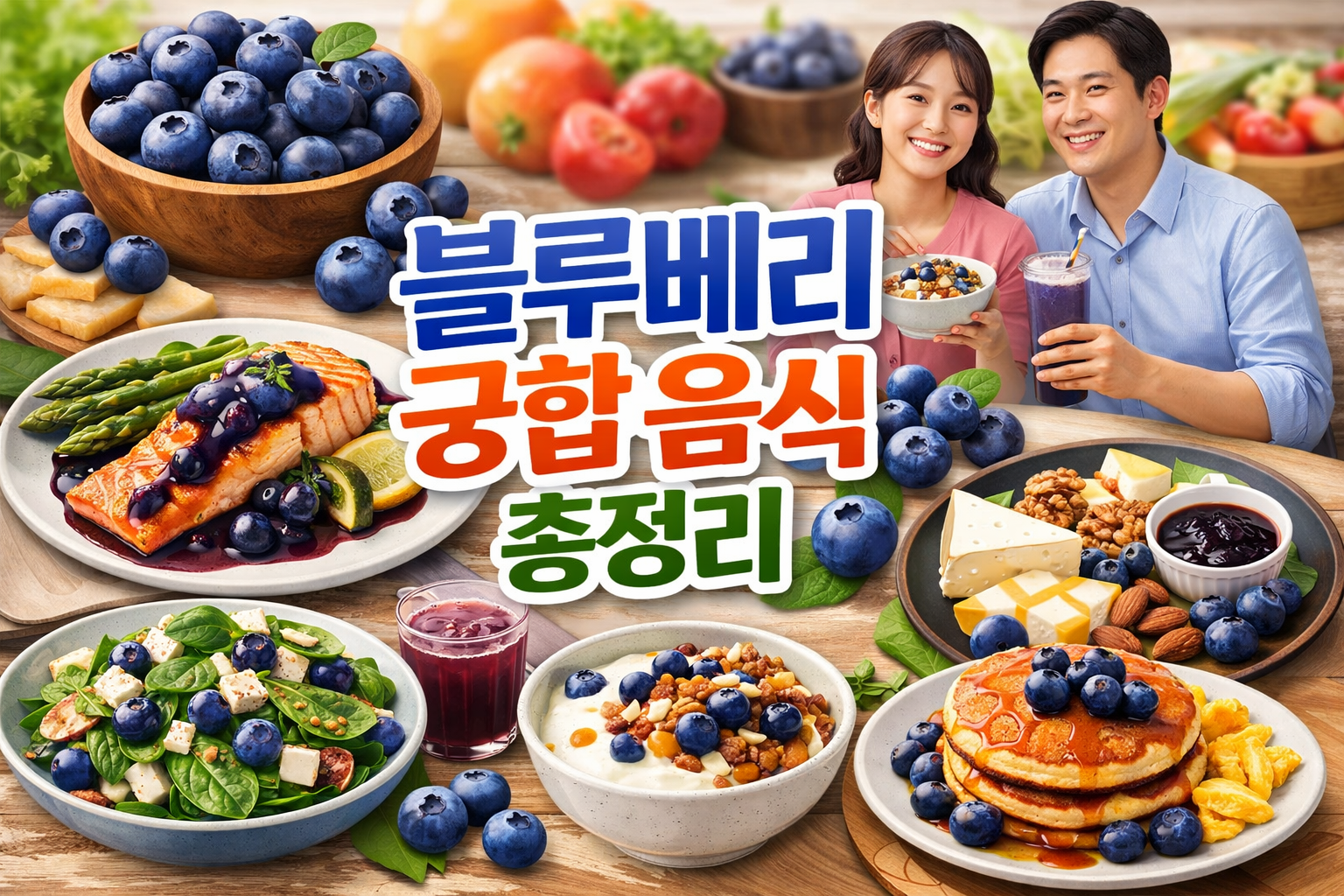 블루베리 궁합 음식