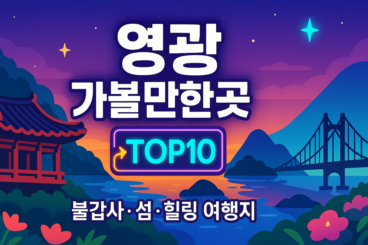 영광 가볼만한곳 베스트10