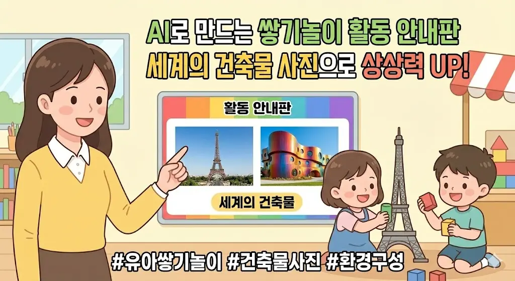 AI 쌓기놀이 활동 안내판 만들기