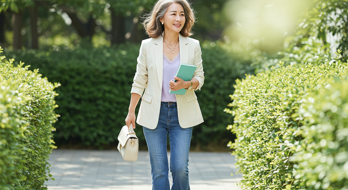 키 작은 중년여성